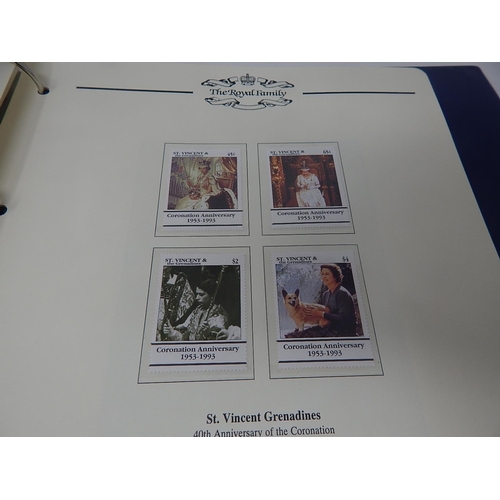 132 - Royal family Collection of 6 x Coin Covers plus some Mint Blocks of stamps, covers, etc housed in bl... 