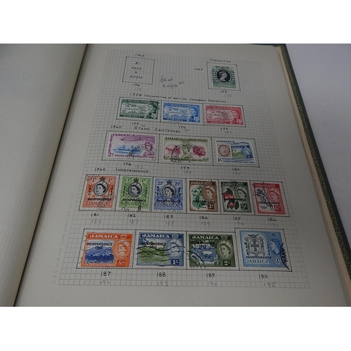 142 - Extensive Jamaica collection housed in vintage green album