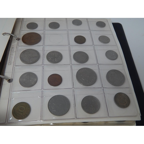 152 - A collectors coin box containing a tray of 12 x 1972 Silver Wedding Crowns, and a tray of 12 x 1977 ... 