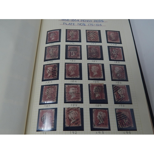 156 - An old-time collection of GB Stamps from 1841 1d Red, 2d Blue; complete run of 1d Reds from Plate 71... 