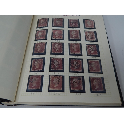 156 - An old-time collection of GB Stamps from 1841 1d Red, 2d Blue; complete run of 1d Reds from Plate 71... 