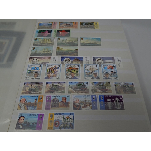 158 - Huge Collection of Channel Islands Mint Unused stamps inc Mini Sheets, etc £100s Face value housed i... 