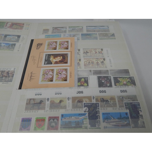 158 - Huge Collection of Channel Islands Mint Unused stamps inc Mini Sheets, etc £100s Face value housed i... 
