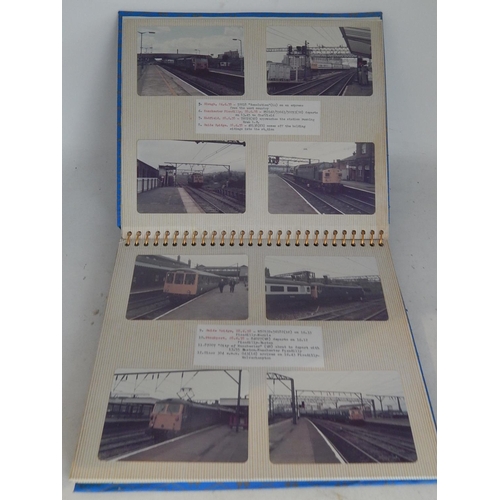 603 - Album of Railway Photographs Taken in 1978