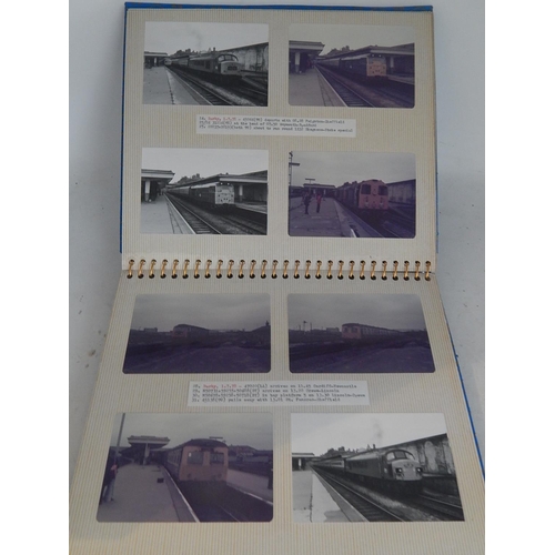 603 - Album of Railway Photographs Taken in 1978