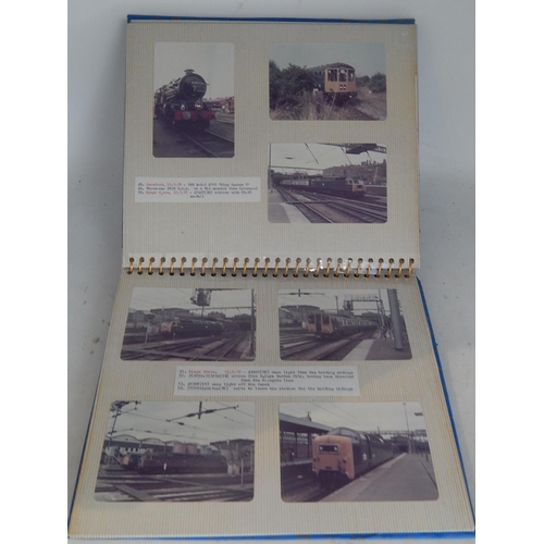 603 - Album of Railway Photographs Taken in 1978