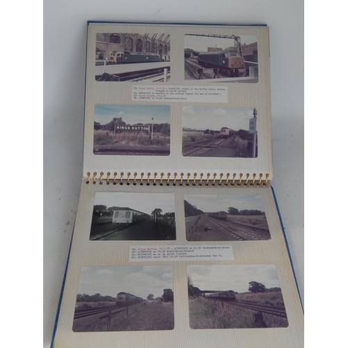 603 - Album of Railway Photographs Taken in 1978