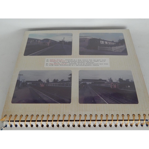 603 - Album of Railway Photographs Taken in 1978