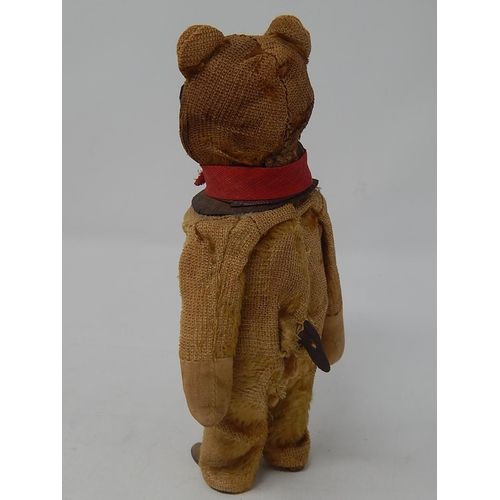 607 - WANTED: NEW HOME: Charming Early C20th German Clockwork Bear in Need of A New Home: Measures 17cm Hi... 