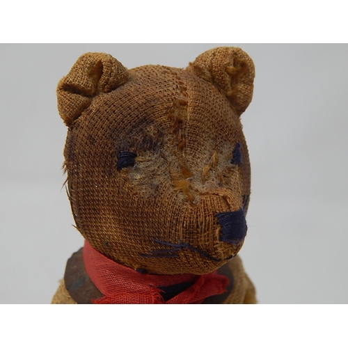 607 - WANTED: NEW HOME: Charming Early C20th German Clockwork Bear in Need of A New Home: Measures 17cm Hi... 