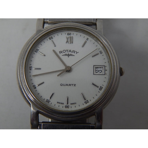 499E - SWISS SUPREME: Gentleman's Wristwatch: Working when catalogued together with a Gents Rotary Wristwat... 