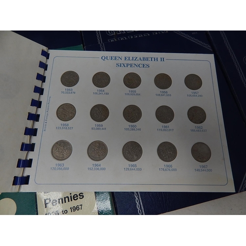1 - A large collection of coins housed in vintage Whitman and other folders, together with some empty fo... 