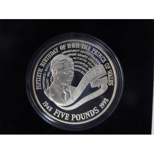 11 - 1977 Proof Silver Crown in case with COA; 1990 90th Birthday Proof Silver Crown in case with COA; 19... 