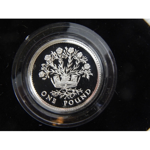 13 - Silver Proof Pounds 1984, 1986, 1988, 1998 in Royal Mint cases of issue with COAs all about as struc... 