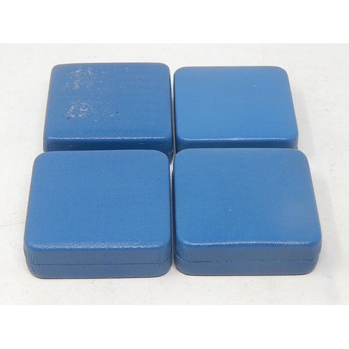 13 - Silver Proof Pounds 1984, 1986, 1988, 1998 in Royal Mint cases of issue with COAs all about as struc... 