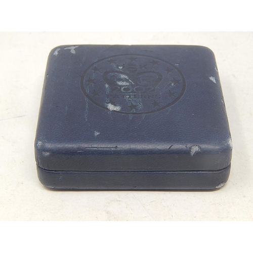 15 - Rare UK 2002 Pattern 5 Euro PIEDFORT coin struck in Sterling .925 Silver cased, one of only 5,000 pi... 