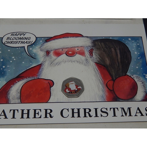 21 - 2018 Wren £2 coin in pack; 2017 Falkland Islands coloured 50p in pack; Gibraltar 2018 coloured 50p i... 