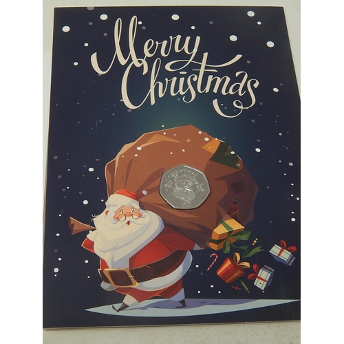 21 - 2018 Wren £2 coin in pack; 2017 Falkland Islands coloured 50p in pack; Gibraltar 2018 coloured 50p i... 