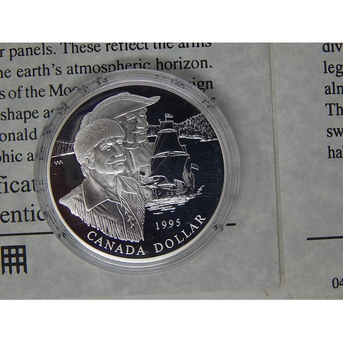 31 - Collection of 5 x Royal Canadian Mint .925 Silver Dollars all in original capsules and about as stru... 