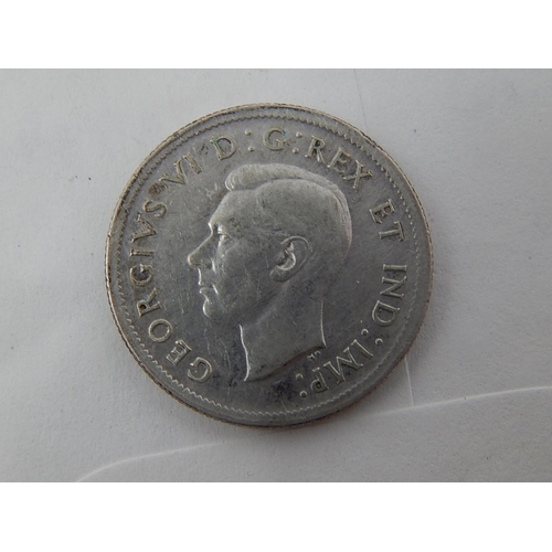 35 - Canada Silver 50 cents 1918, 1919, 1941, 1942, 1945, 1957, 1962, 1963, 1965, 1966; 25 cents 1910, 19... 