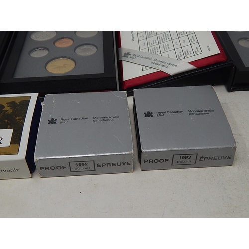 36 - Canada Proof Set 1989 including .925 silver Dollar; Canada proof set 1990 including .925 silver Doll... 