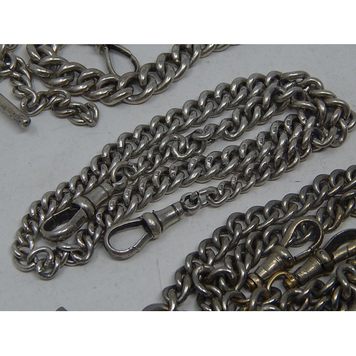 42 - Collection of Silver Alberts, weight 103g