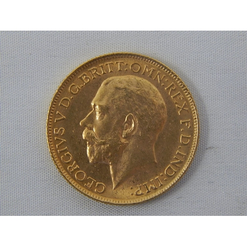 263 - King George V Full Gold Sovereign 1925