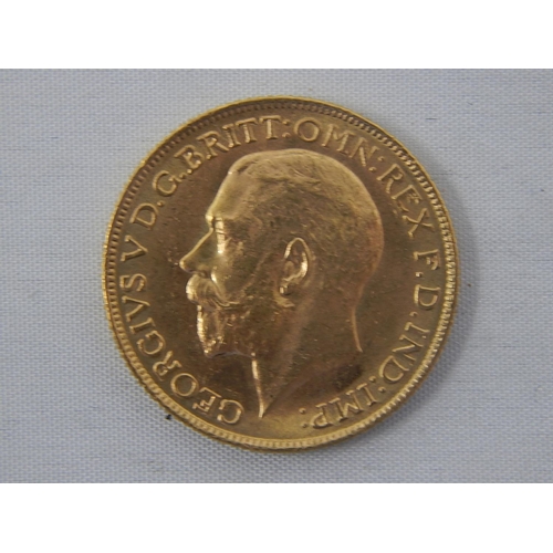 264 - King George V Full Gold Sovereign 1925