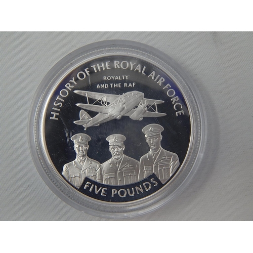 248 - £5 Silver Proof History of The RAF Coin in Wallet With COA & Original Invoice for £47.99 in 2008