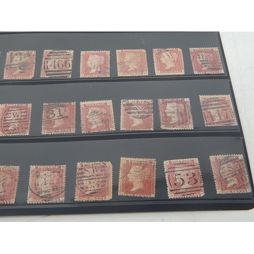 216 - Collection of 90 x Queen Victoria Penny reds, all plate 101