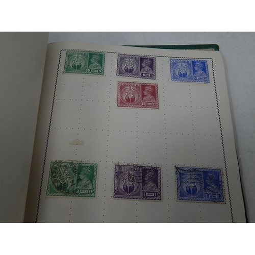 227 - An old time stamp collection in green album including much Thailand, etc many better items noted