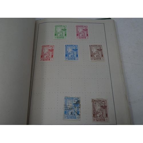 227 - An old time stamp collection in green album including much Thailand, etc many better items noted