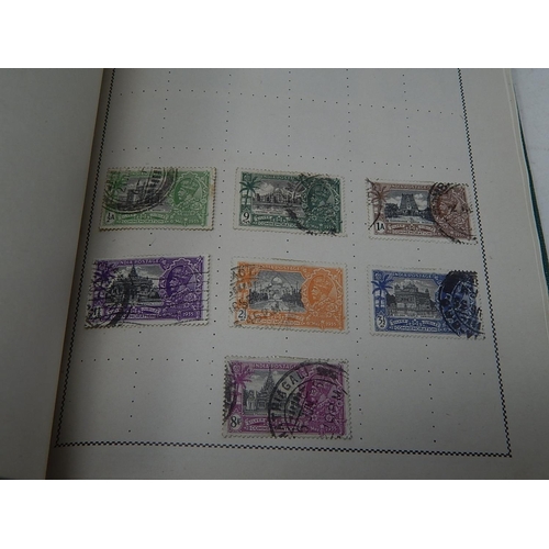 227 - An old time stamp collection in green album including much Thailand, etc many better items noted