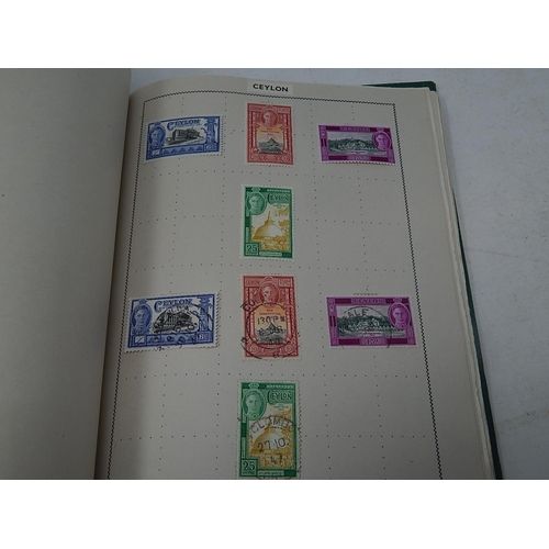 227 - An old time stamp collection in green album including much Thailand, etc many better items noted