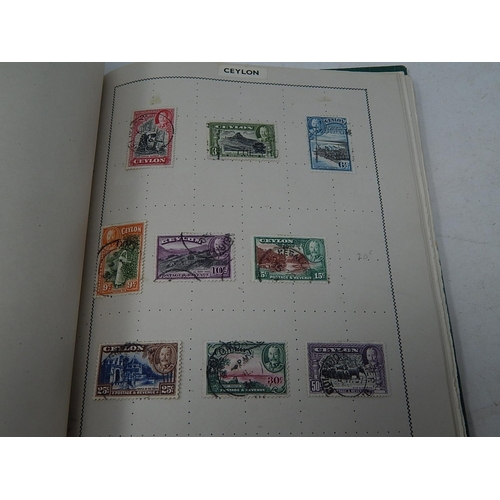 227 - An old time stamp collection in green album including much Thailand, etc many better items noted