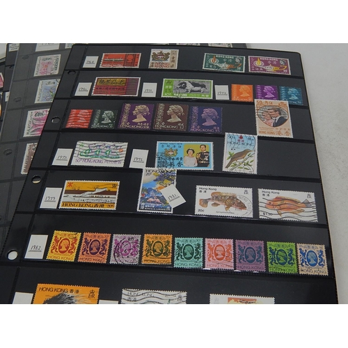 228 - Enormous collection of stamps housed on many large Double Sided Hagner Sheets inc Hong Kong, Malaysi... 