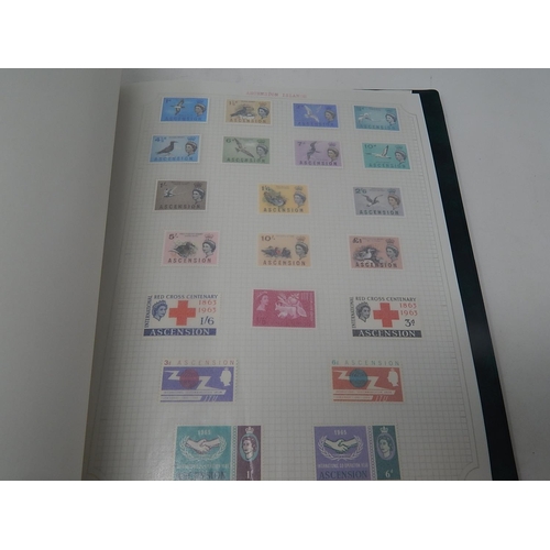 241 - Ascension Islands, Antigua, Barbuda stamp collection inc many Mint stamps, booklets etc housed in St... 