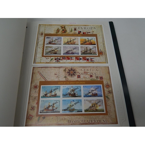 241 - Ascension Islands, Antigua, Barbuda stamp collection inc many Mint stamps, booklets etc housed in St... 