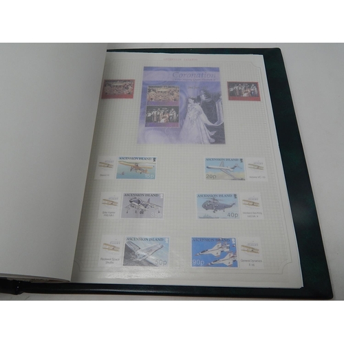 241 - Ascension Islands, Antigua, Barbuda stamp collection inc many Mint stamps, booklets etc housed in St... 