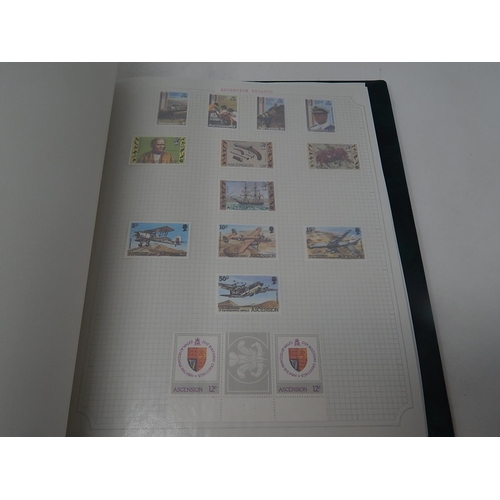 241 - Ascension Islands, Antigua, Barbuda stamp collection inc many Mint stamps, booklets etc housed in St... 