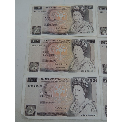 203A - Banknotes: £10 (6)