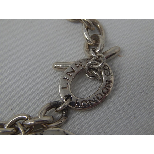 366 - Links of London Silver Bracelet: Weight 25.2g