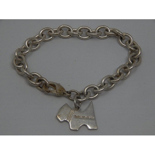 371 - Tiffany & Co Silver Bracelet: Weight 29.3g