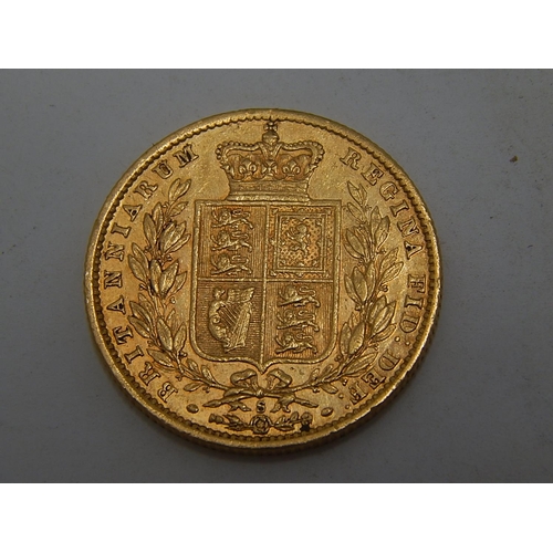 265A - Queen Victoria Full Gold Sovereign 1872