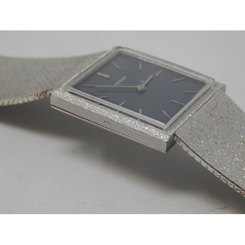 406 - 18ct White Gold Eterna Gentleman's Wristwatch: Gross weight 66.7g: Working when catalogued