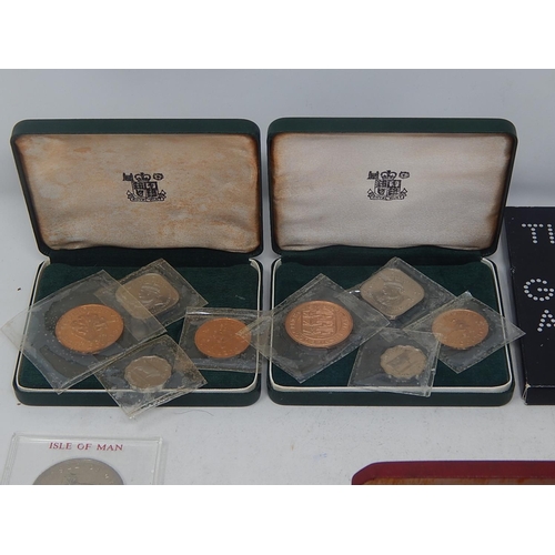 249C - Guernsey Proof Sets 1966 (2), GB & Norhtern Ireland Proof Set 1971, Jersey 1966, London 2012 Aquatic... 