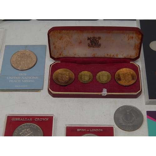 249C - Guernsey Proof Sets 1966 (2), GB & Norhtern Ireland Proof Set 1971, Jersey 1966, London 2012 Aquatic... 