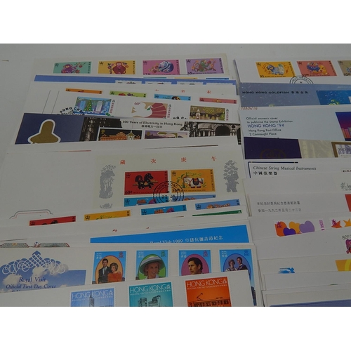 249J - Superb collection of Hong Kong First Day Covers inc Mini-Sheets, Year of the Monkey, Year of the Sna... 