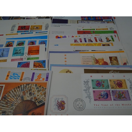 249J - Superb collection of Hong Kong First Day Covers inc Mini-Sheets, Year of the Monkey, Year of the Sna... 