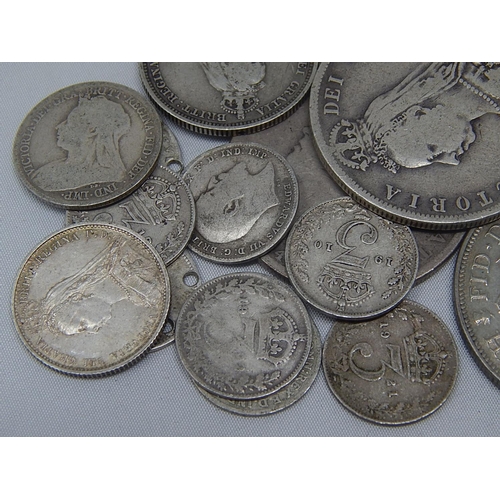 249K - Mainly Pre-1920 Silver Coinage: Weight 78.7g